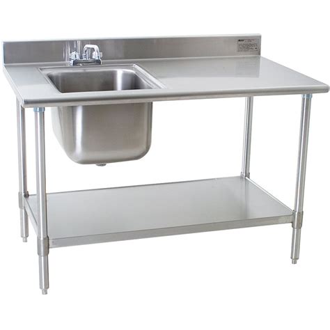 stainless steel tables with sink and cabinet|stainless steel workbench with sink.